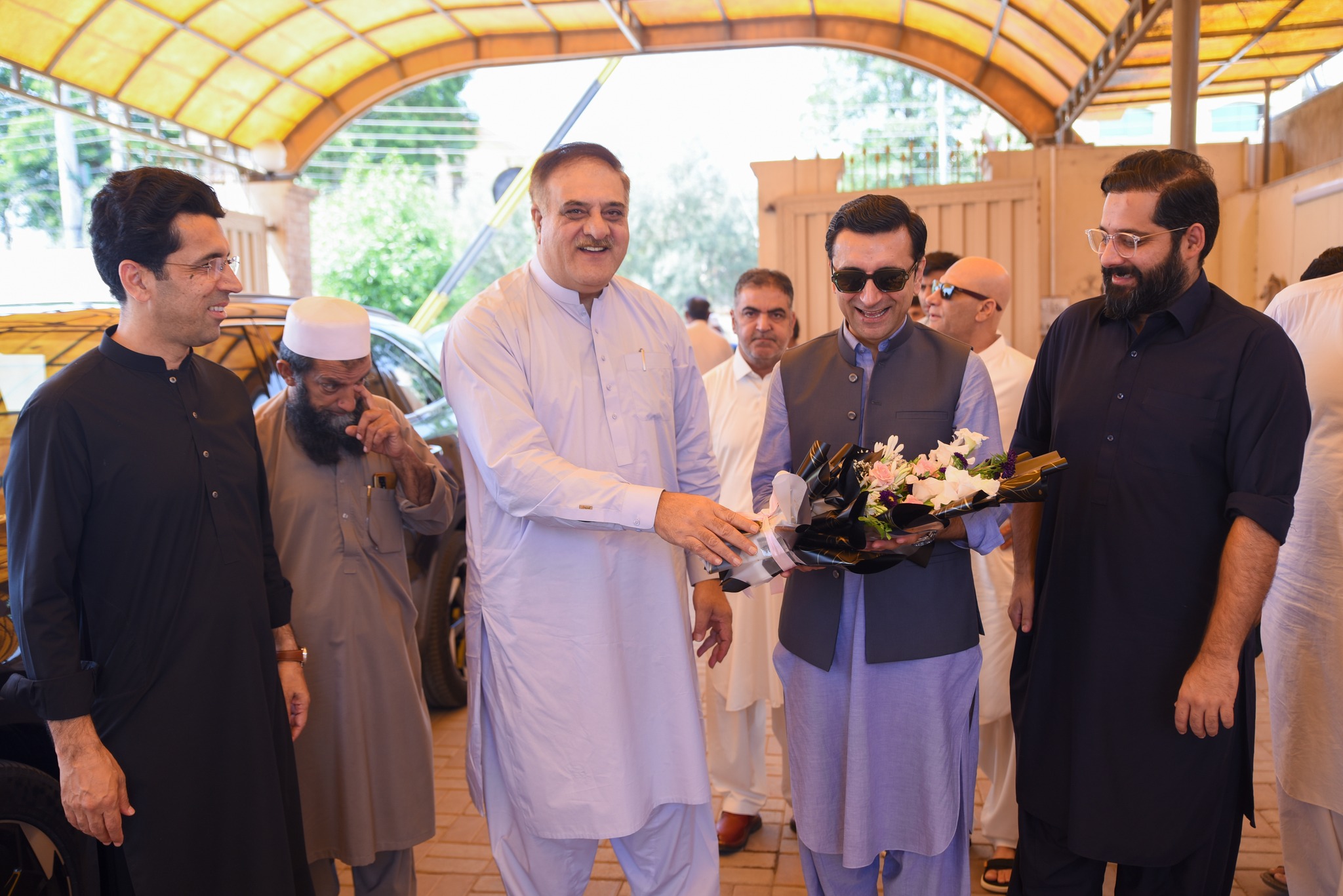 The Honorable Minister for ESED, Mr. Faisal Khan Taraki, along with Mr. Sharam Khan Taraki, MNA and other esteemed dignitaries from the KP Parliament, visited the (ESEF) in Hayatabad, Peshawar.