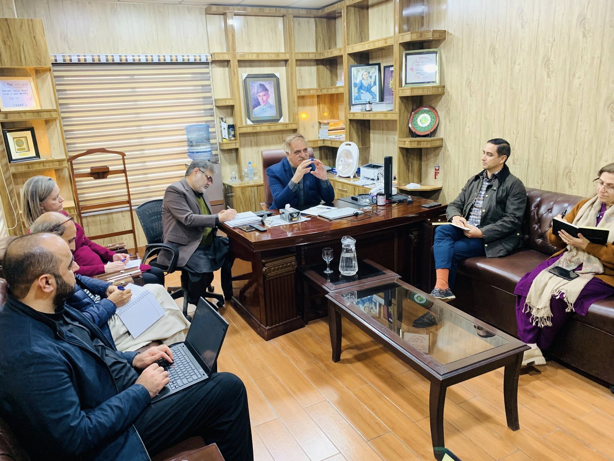 ESEF Holds Strategic Collaboration Meeting with UNHCR & GIZ