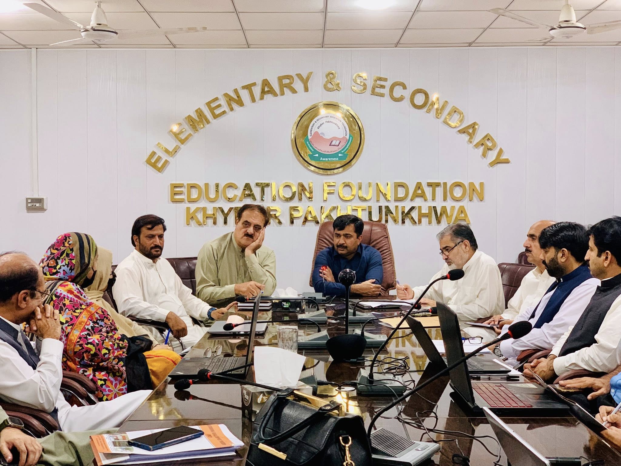 Review Meeting on School Outsourcing and Educational Service Delivery in Malakand Region