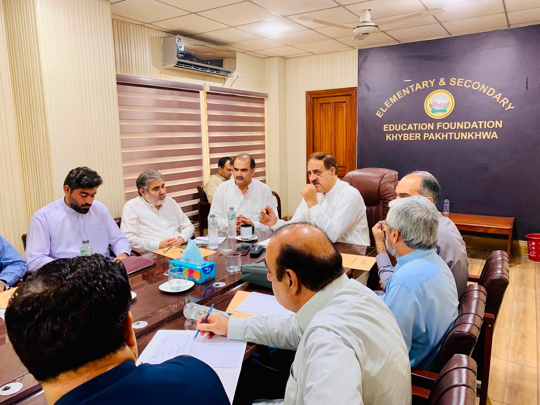 Review Meeting of ESEF KS-Relief Project Held at ESEF KP